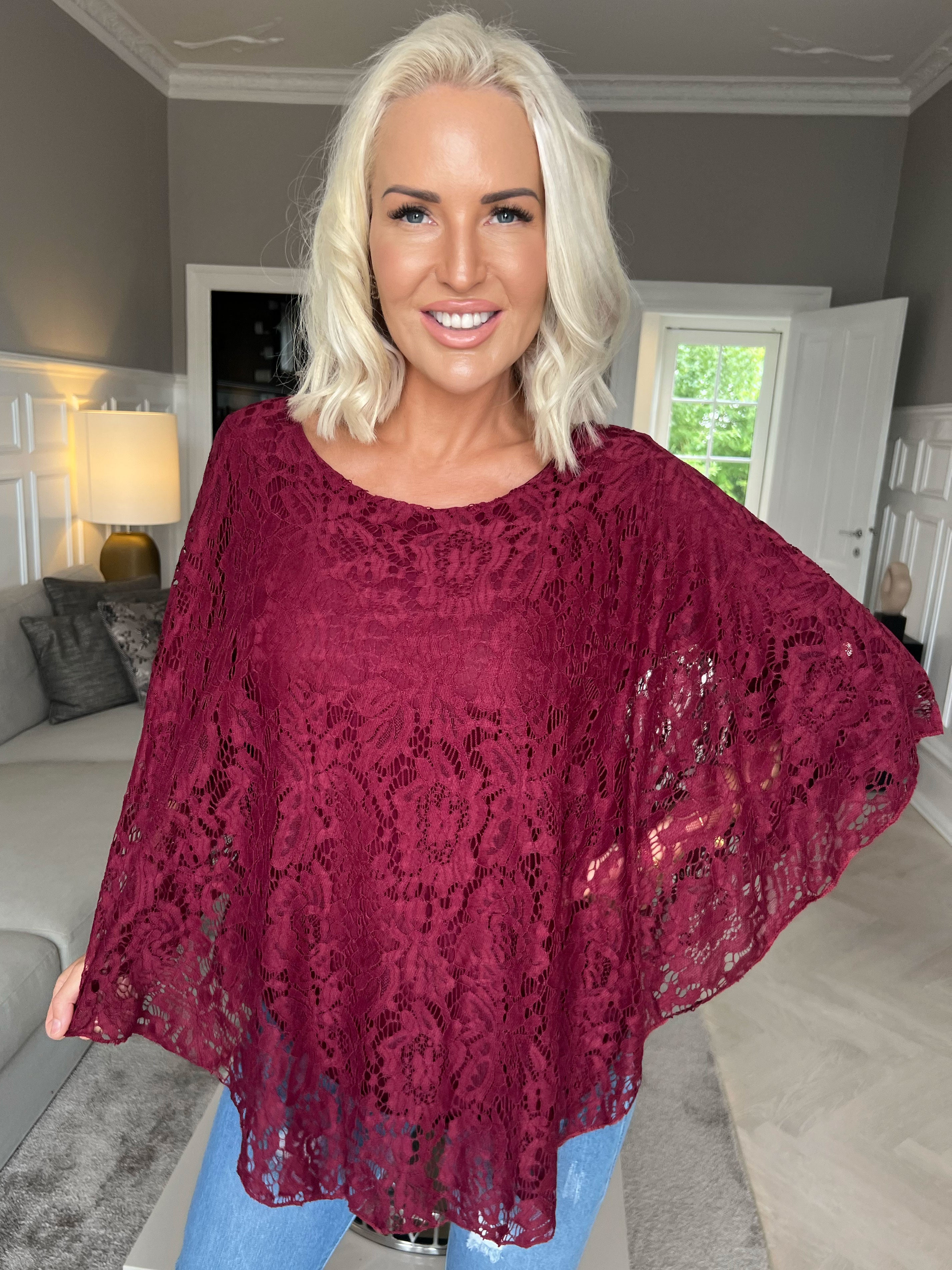 Kenya Lace Shirt - Tunika med spetslager